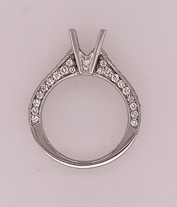 18K Diamond Semi-mount