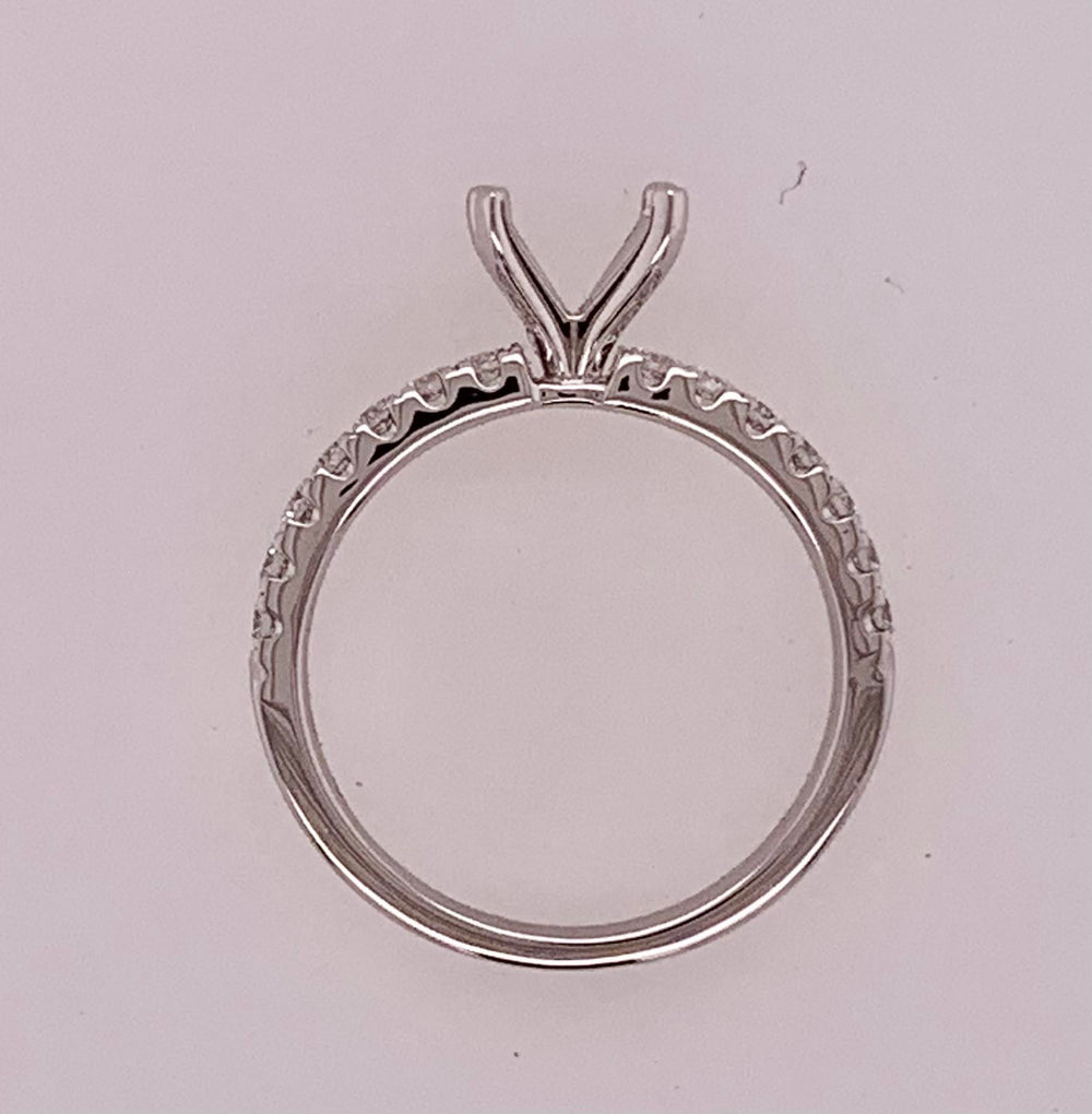 18K Diamond Semi-mount