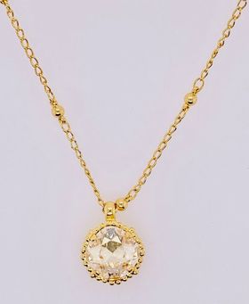 Cushion-Cut Pendant Necklace