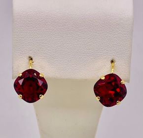 Cushion-Cut Dangle Earrings