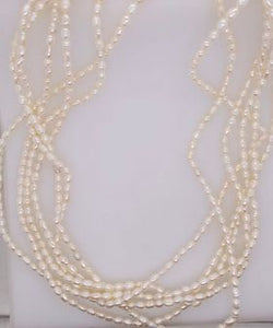 Freshwater Seed Pearl Necklace and Bracelet Set