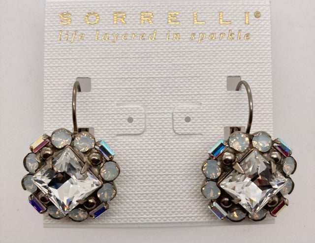 Cushion Cluster Earring