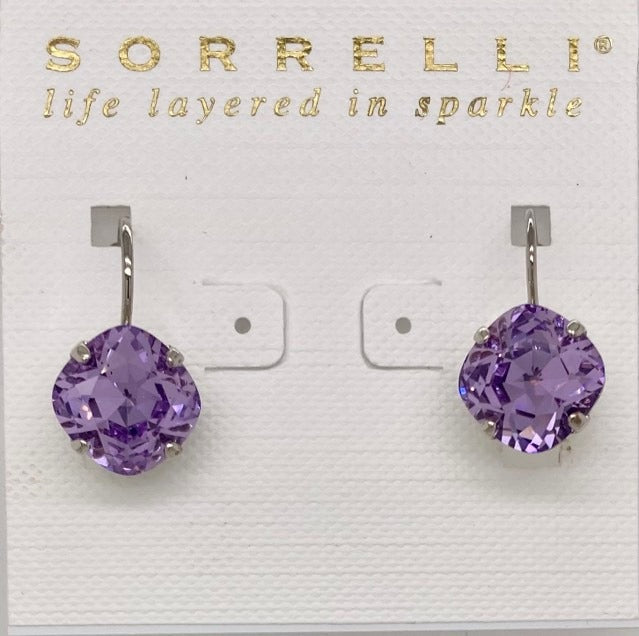 Cushion-Cut Dangle Earrings