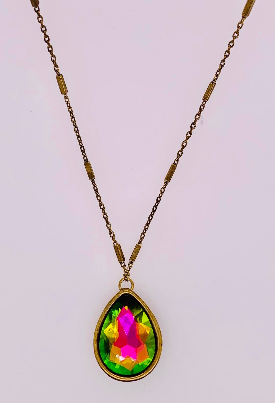 Sorrelli Pear Shaped Pendant Necklace