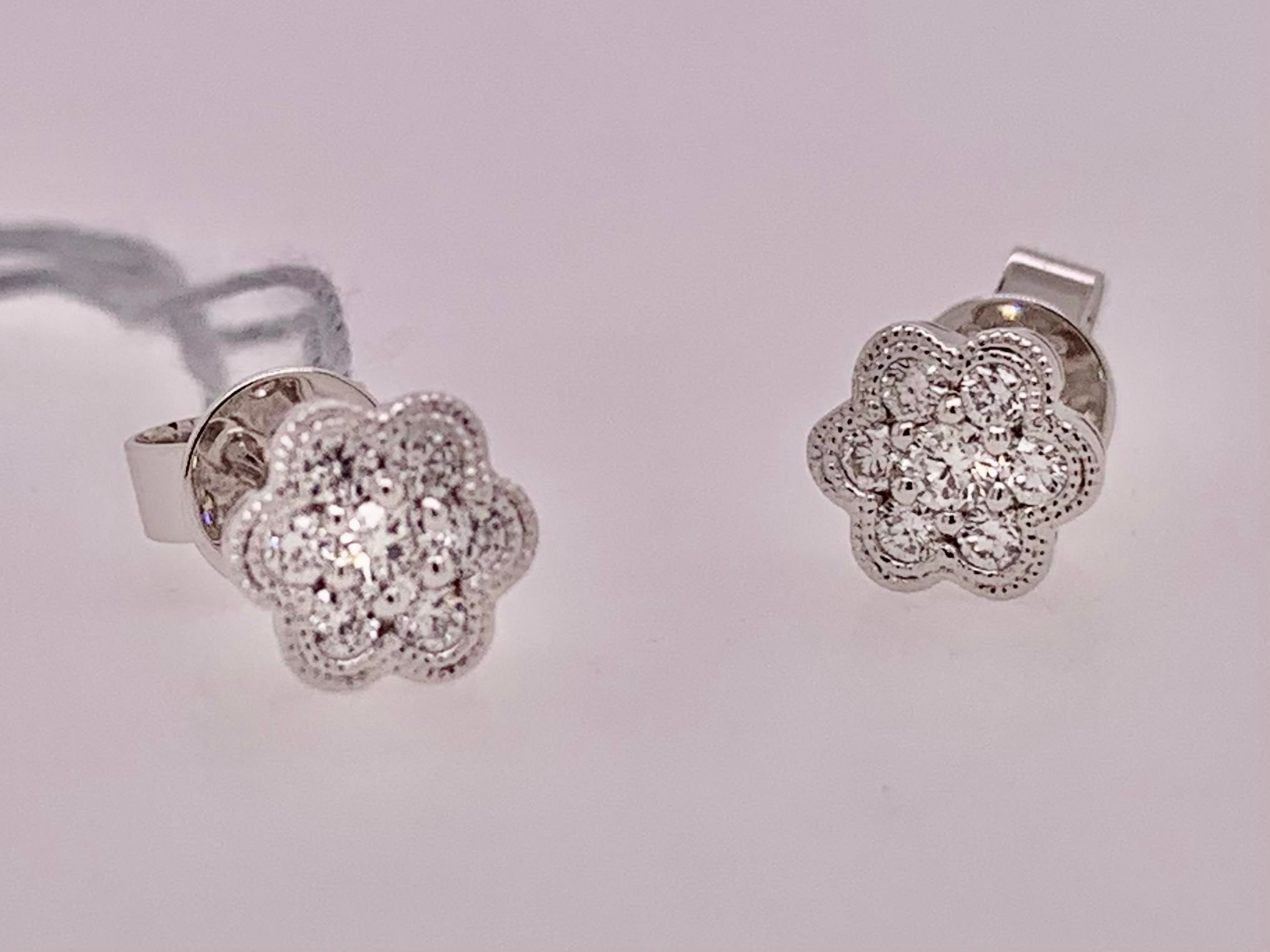 14K Diamond Earrings