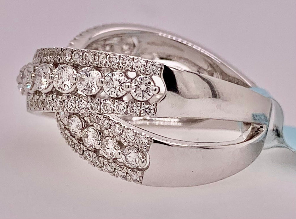 18K Diamond Band Ring