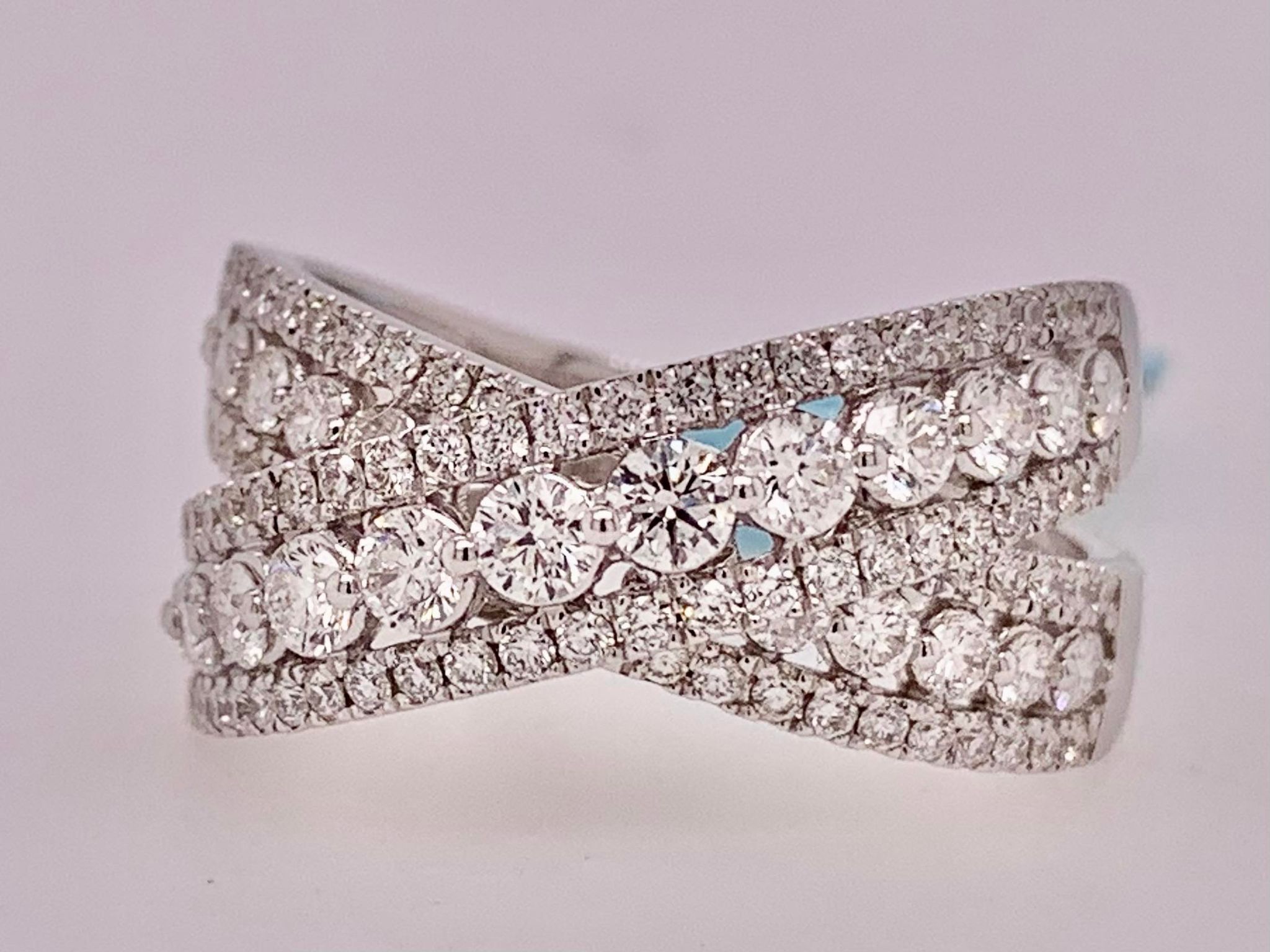 18K Diamond Band Ring