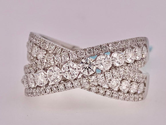 18K Diamond Band Ring