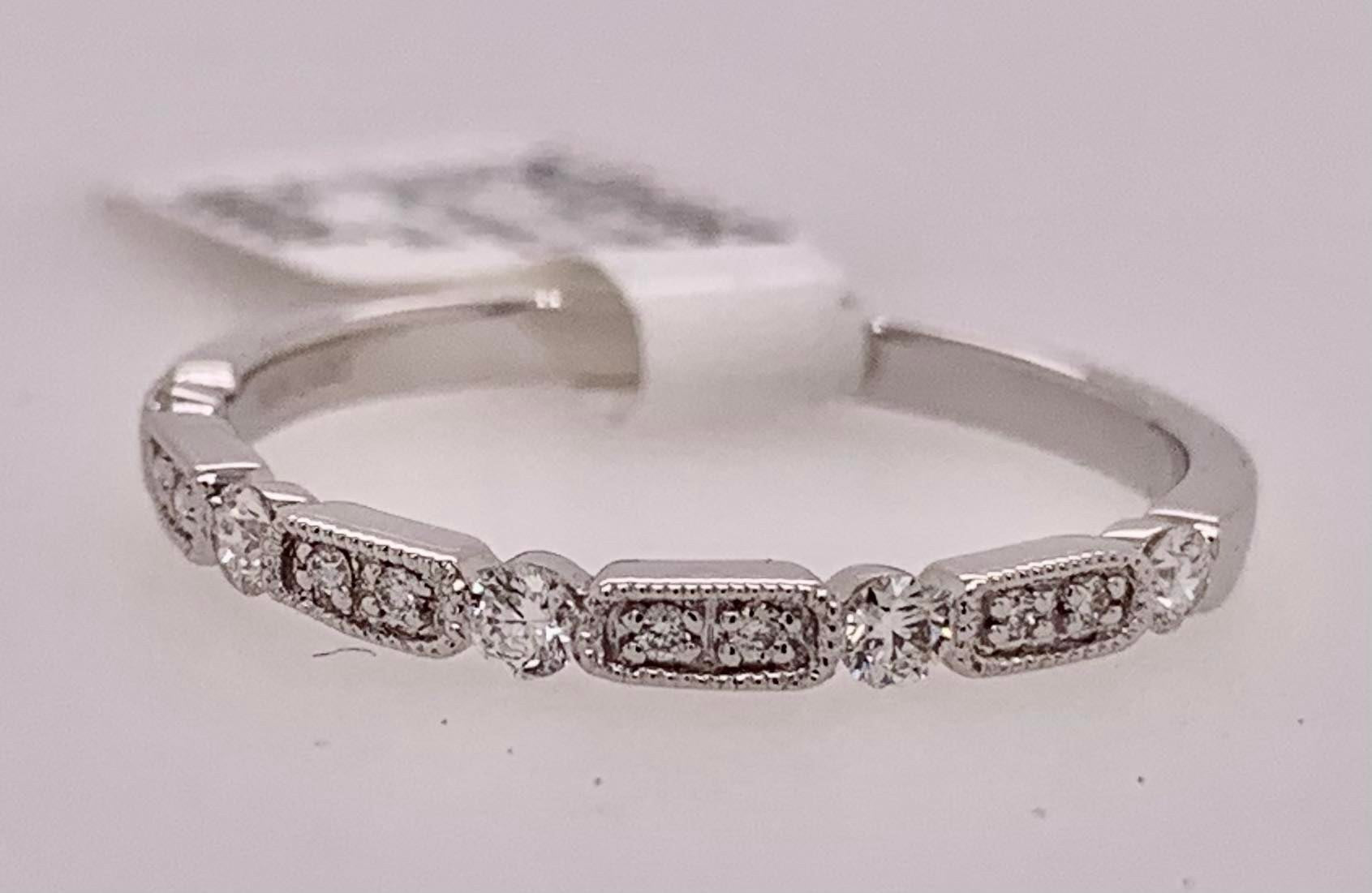 14K Diamond Band Ring