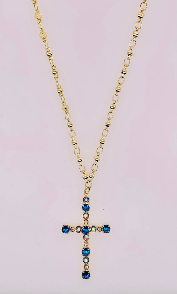 Charmaine Cross Pendant Necklace