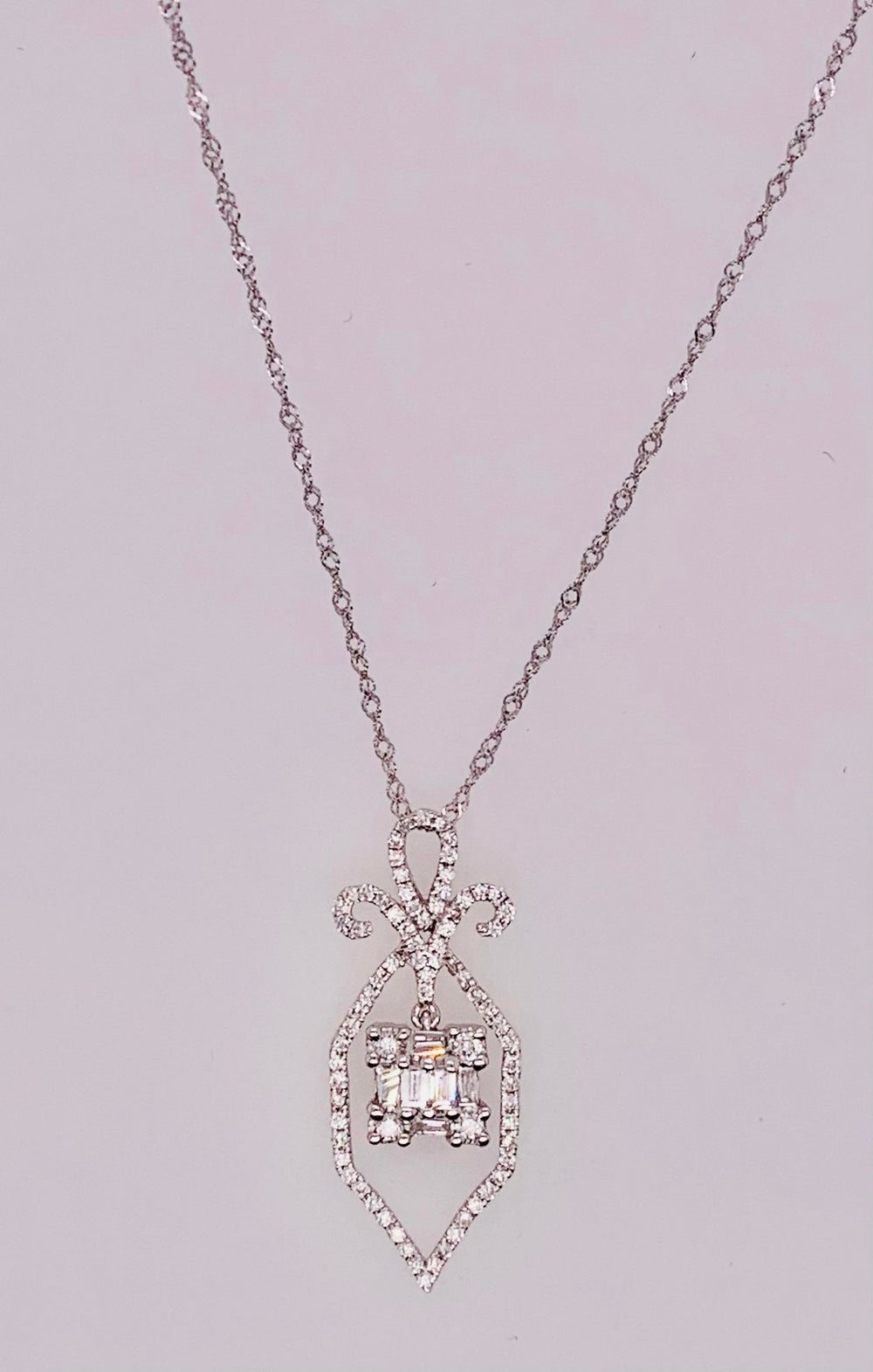 14K Diamond Pendant