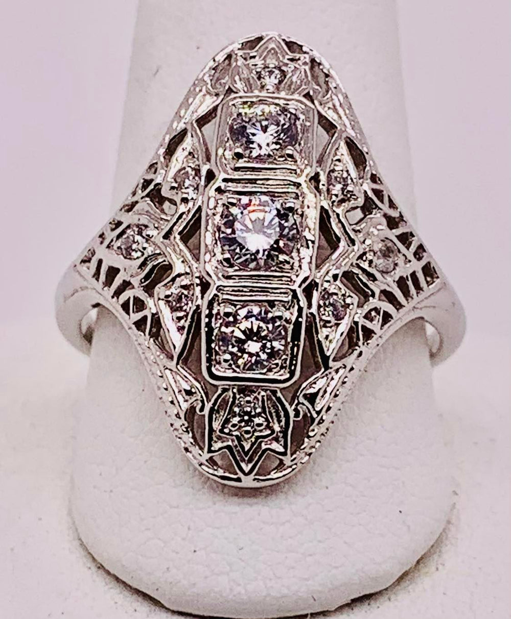Sterling Silver CZ Ring