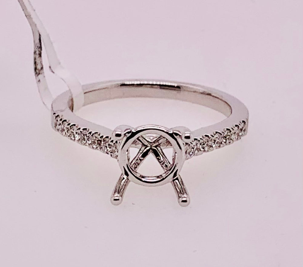 18K Diamond Semi-mount