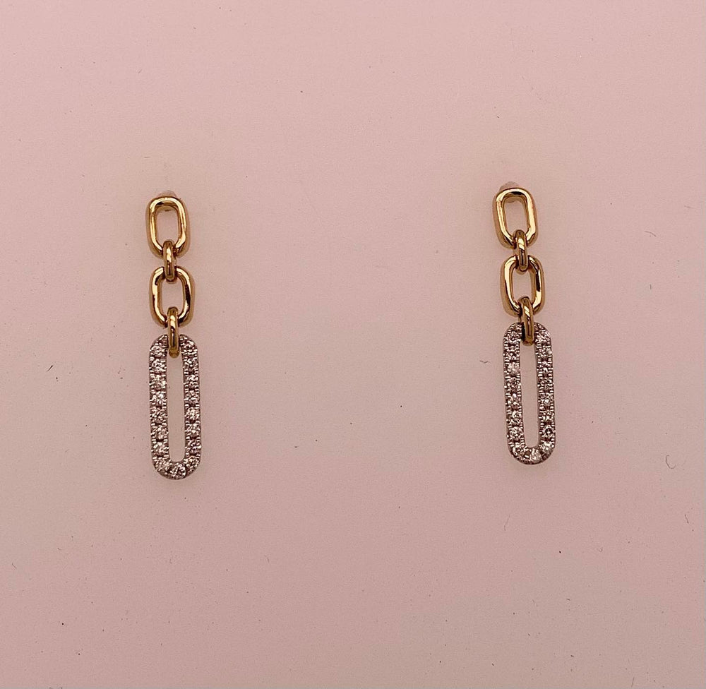 14K Diamond Earrings