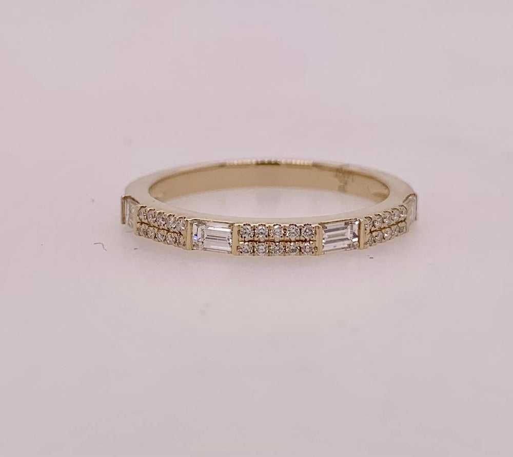 14K Diamond Band Ring