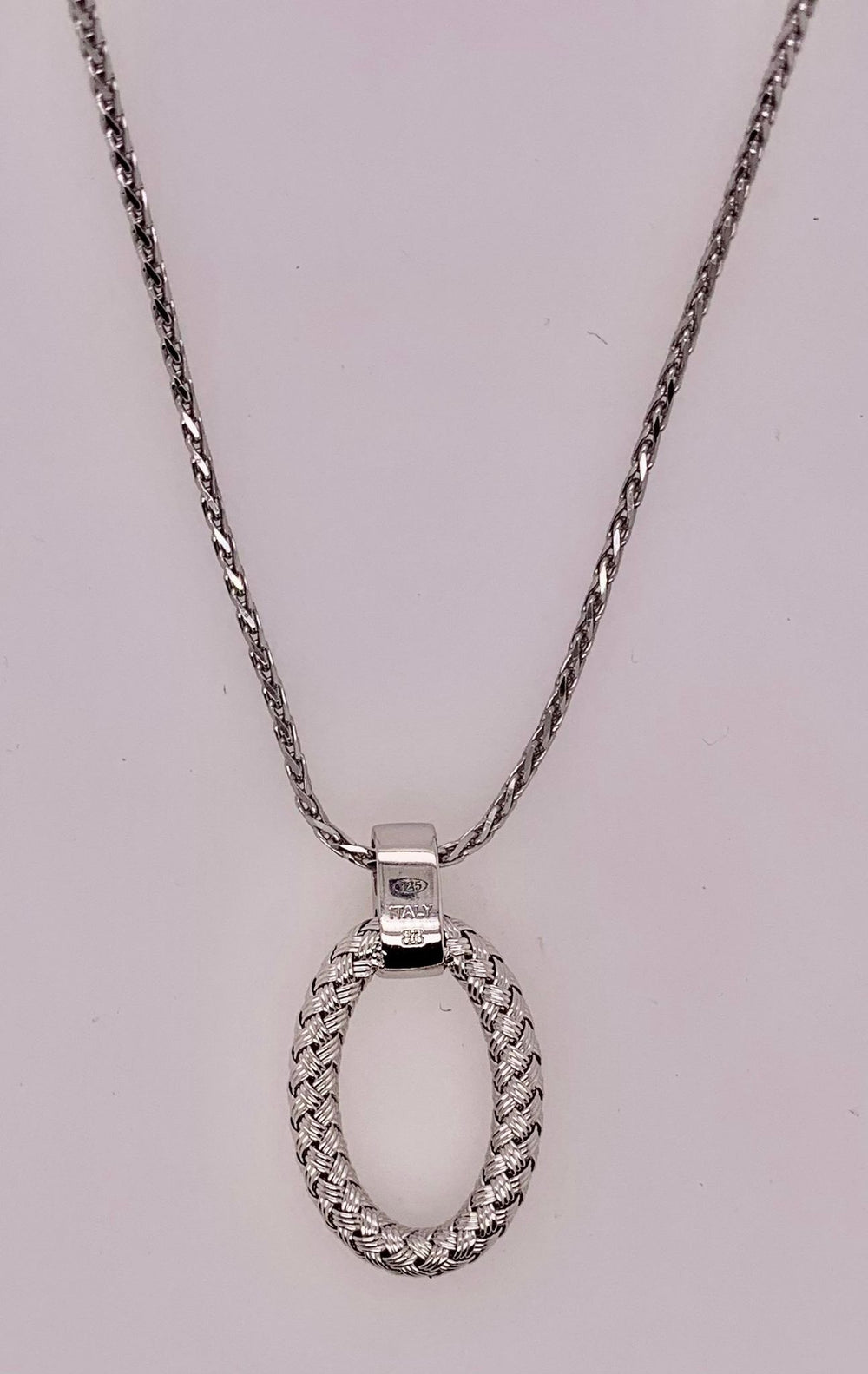 Sterling Silver & CZ Pendant