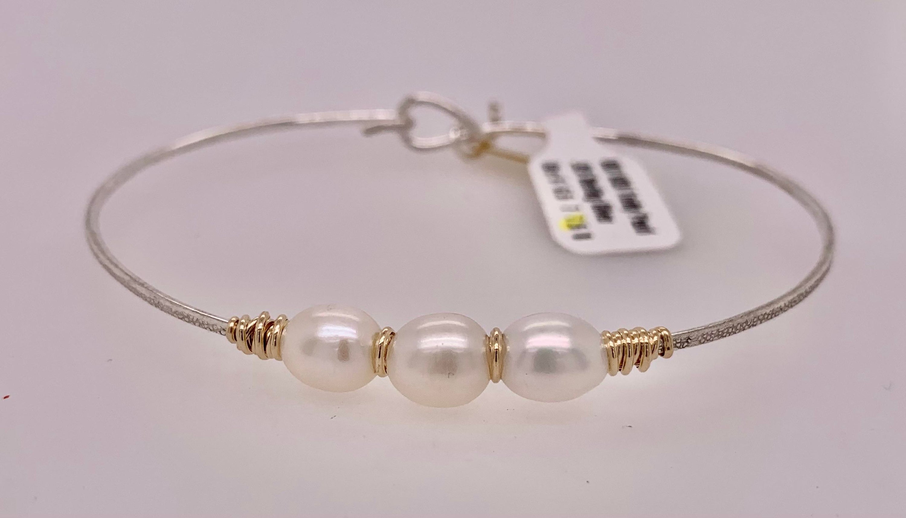 Earth Grace Sterling Silver "Trinity" Bracelet
