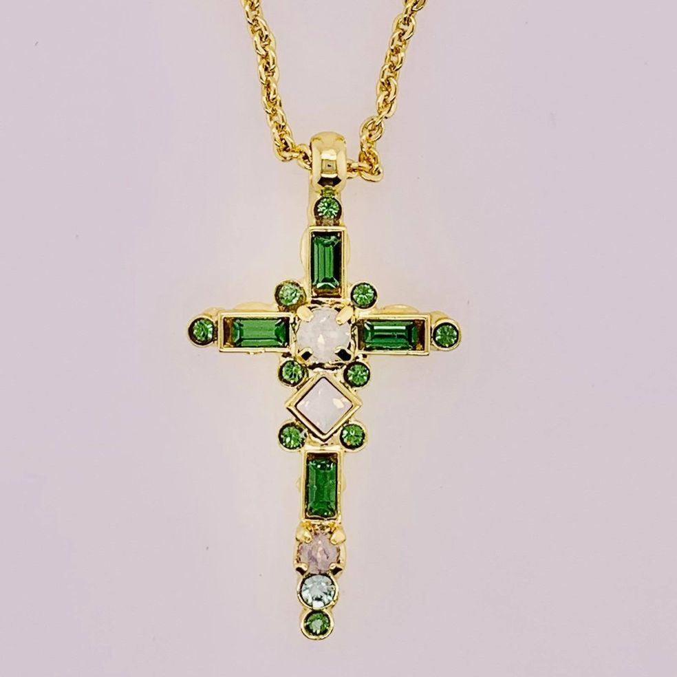 Dierdre Cross Pendant Necklace