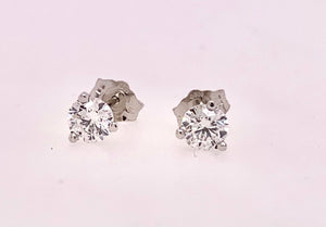.72 Carat TW Lab Diamond Stud Earrings