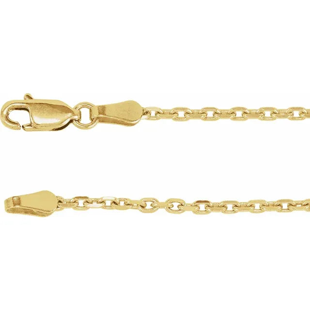 14K Cable Chain