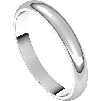 14K White Gold Band