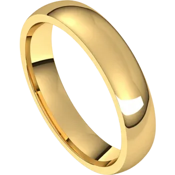 4MM 14K Yellow Gold Band