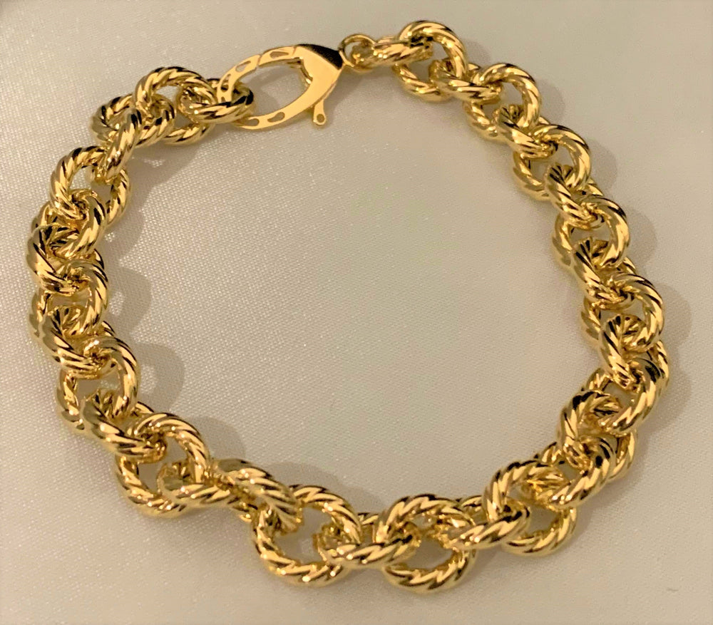 14K Link Bracelet