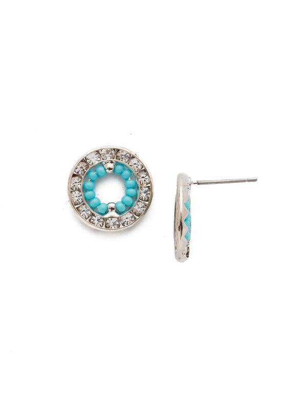 Fire & Ice Stud Earrings