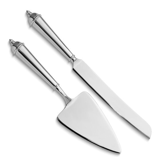 Silver-plated Knife and Cake Server Set