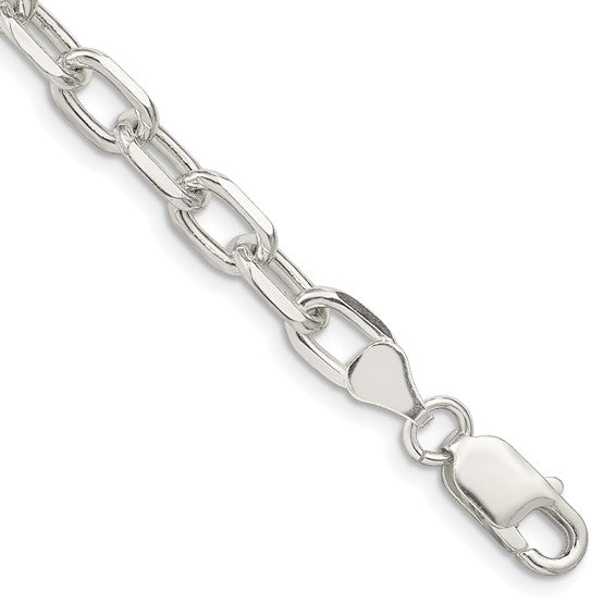 Sterling Diamond Cable Chain Bracelet