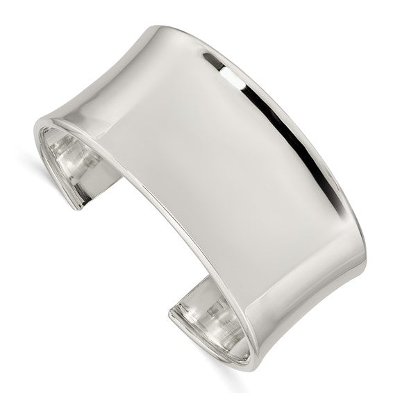 Sterling Silver Cuff Bangle Bracelet