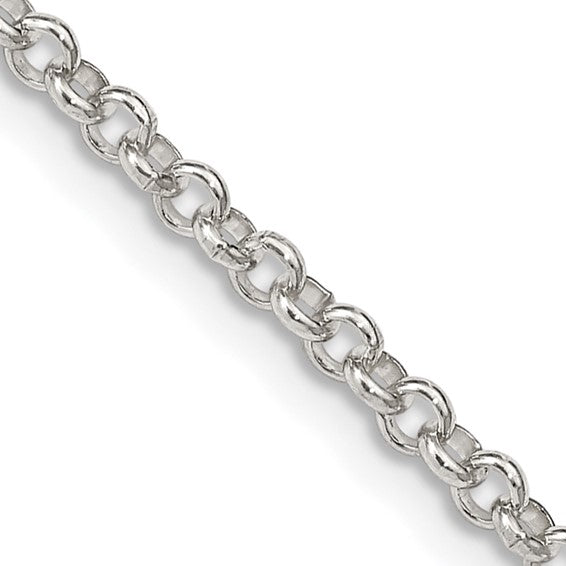 Sterling Silver 2.5mm Rolo Chain
