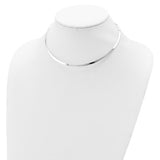 Sterling Silver Polished 3mm Neck Collar