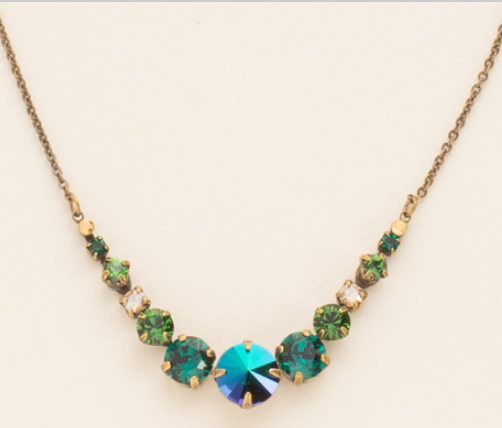 Delicate Round Tennis Necklace