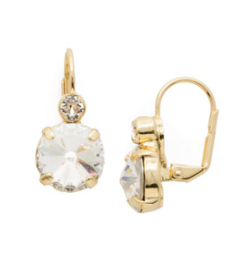 Closed Circle Stud Earrings