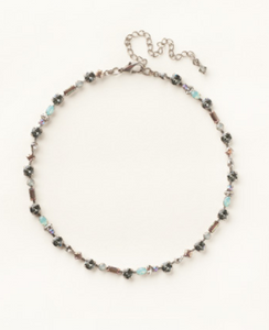Geometric Crystal Line Necklace