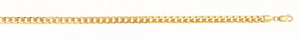 14K Semi-Solid Miami Cuban Chain