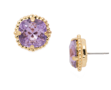 Cushion Cut Crystal Stud Earring