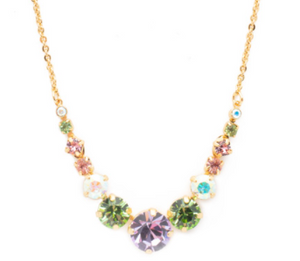 Delicate Round Tennis Necklace