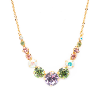 Delicate Round Tennis Necklace