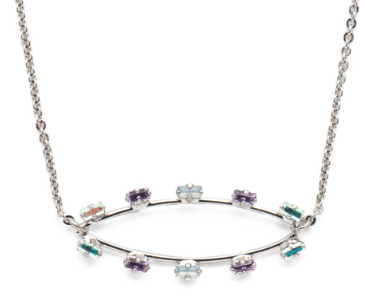 Violette Ovale Pendant Necklace
