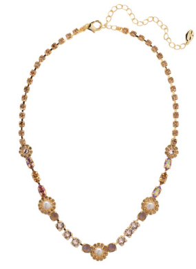 Shoshanna Halo Tennis Necklace