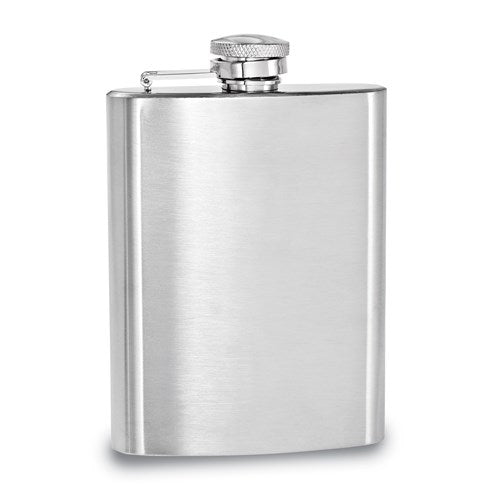 Brushed Stainless Steel 7oz Hip Flask