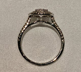 14K White Gold Diamond Semi Mount