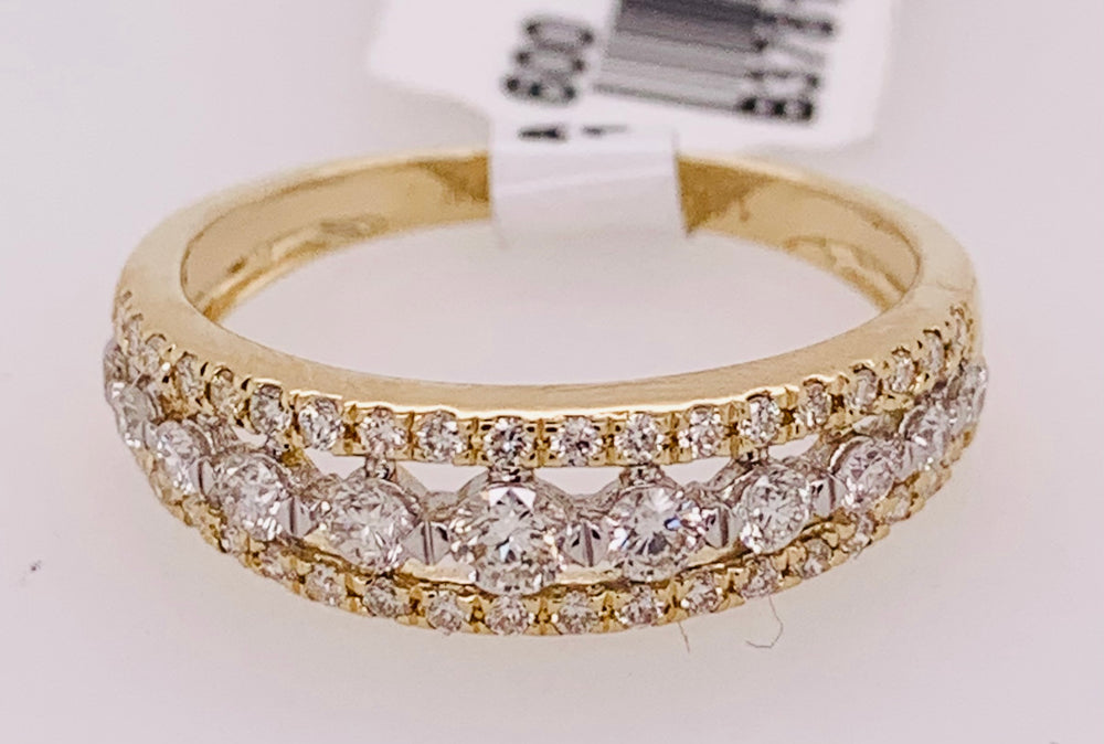 14K Diamond Band