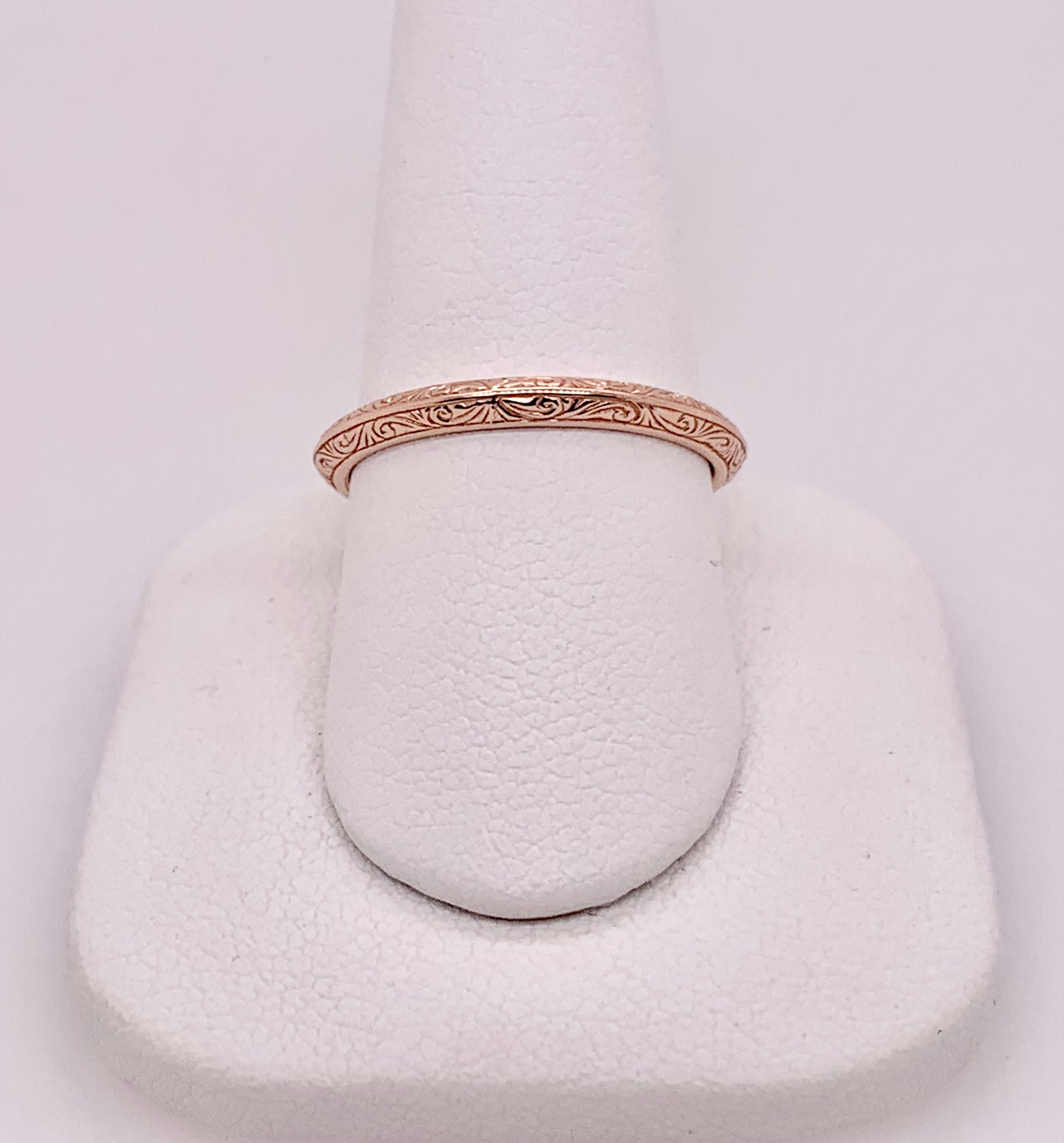 14K Rose Gold Band