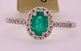 Emerald & Diamond Ring