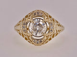 Diamond Estate Reproduction Ring by PeJay Creations