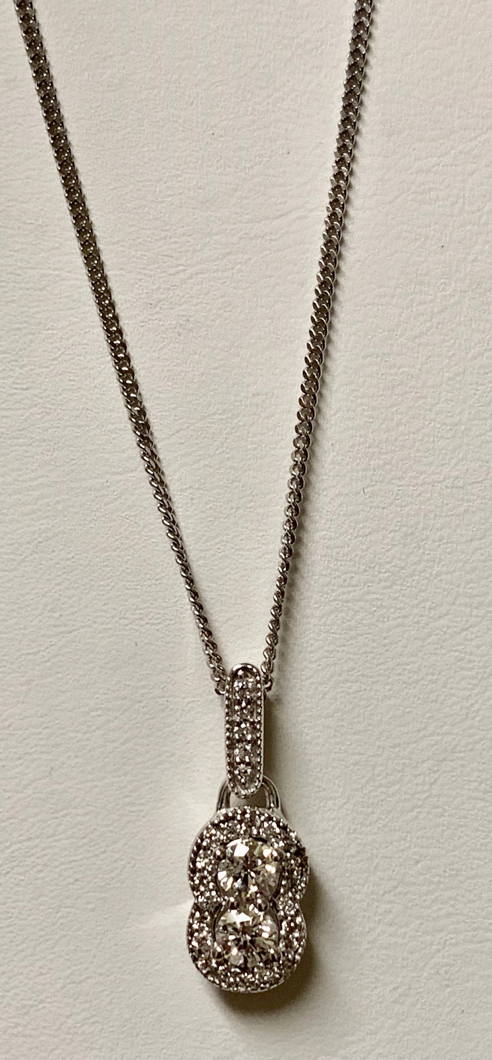 14K Vintage Inspired Diamond Pendant