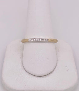 Yellow Gold and Diamond Band by PeJay Creations